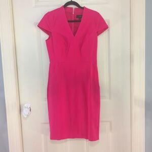 J Crew Hot Pink Bodycon Dress. Size 6